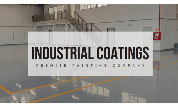 industrial flooring with colorful signage