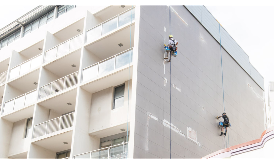 Commercial building painting